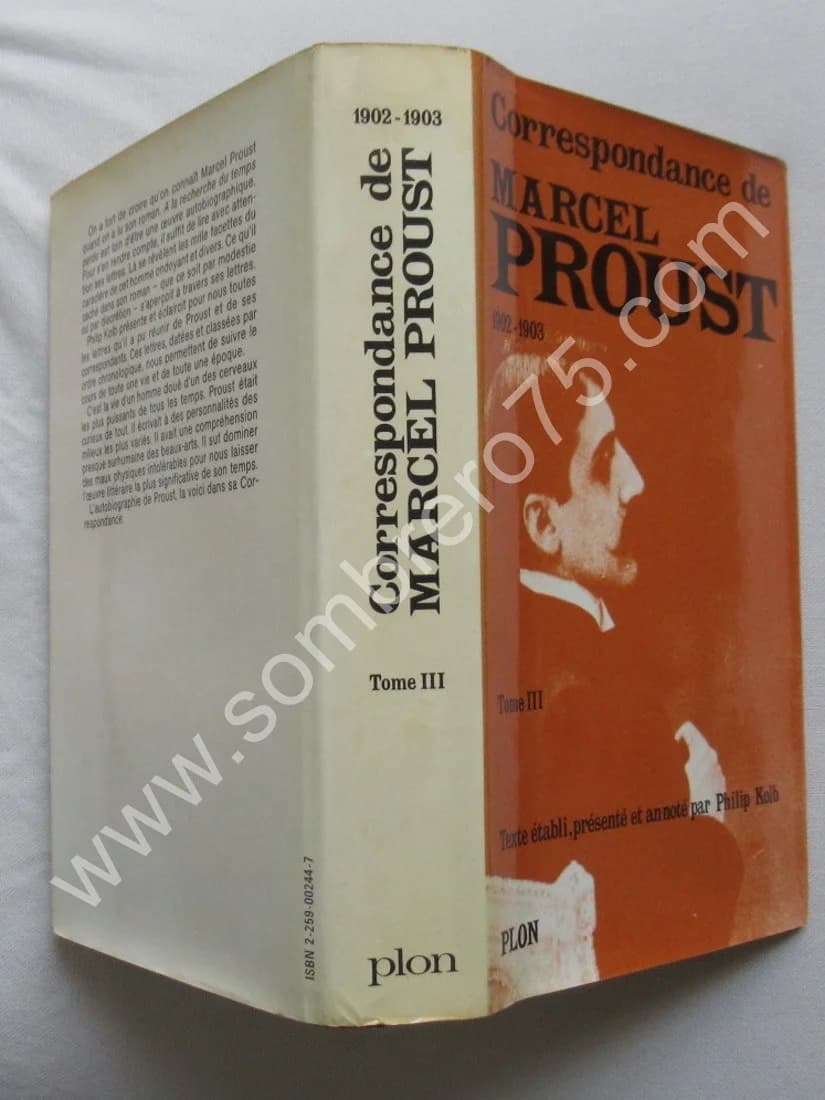 Correspondance de 1902 - 1903. Tome 3. Texte Établi et Annoté par KOLB Philip - Image 2
