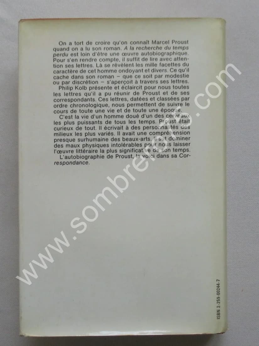 Correspondance de 1902 - 1903. Tome 3. Texte Établi et Annoté par KOLB Philip - Image 4
