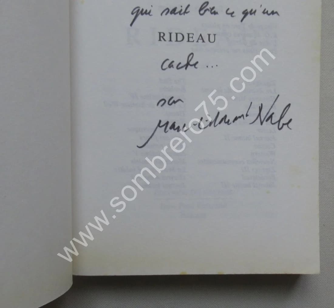 Rideau - Marc Edouard NABE. Envoi - Image 3