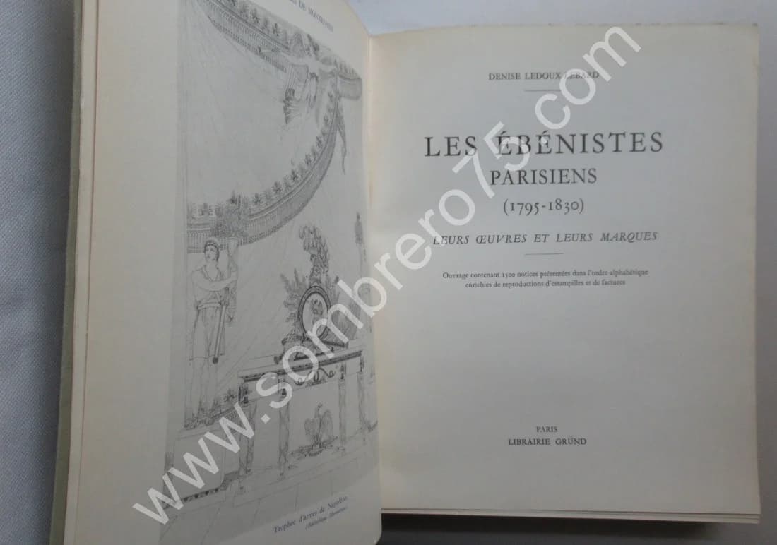 Les Ebénistes Parisiens (1795-1830. Leurs oeuvres et leurs marques - Image 3