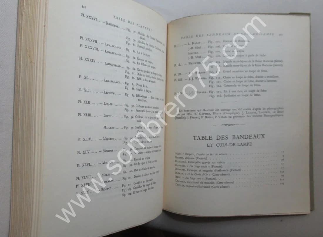 Les Ebénistes Parisiens (1795-1830. Leurs oeuvres et leurs marques - Image 6