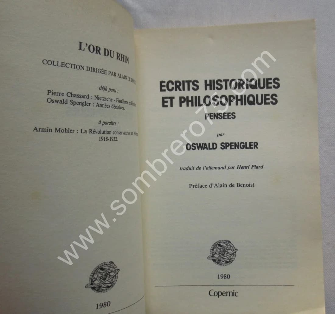 Ecrits Historiques et Philosophiques. Pensées - Image 3