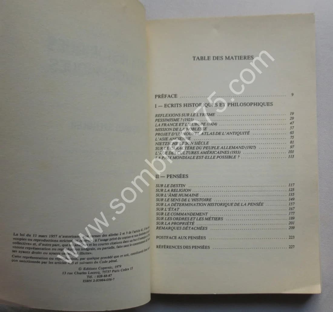 Ecrits Historiques et Philosophiques. Pensées - Image 4