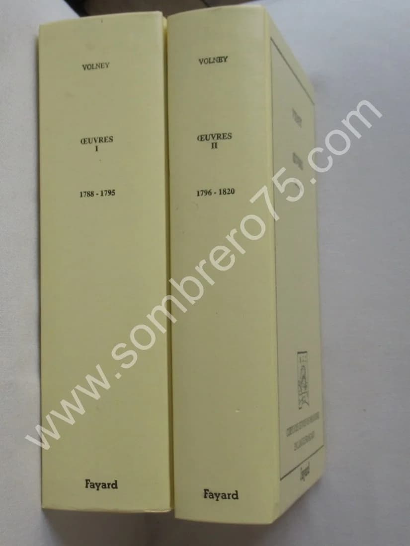 Oeuvres - VOLNEY- 3 Tomes - Image 3