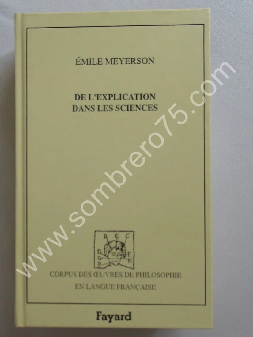 De l'Explication dans les Sciences