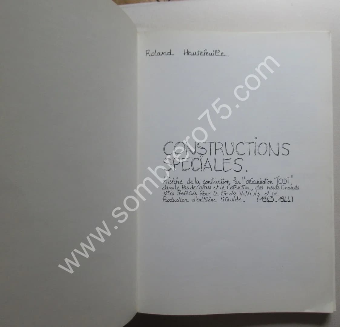 Constructions Spéciales - Organisation TODT - Image 3