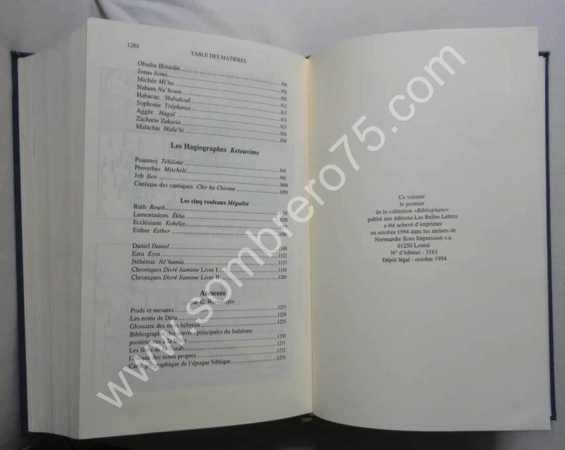 La Bible. Torah - Nevhim - Ketouvim. Trad - Image 8