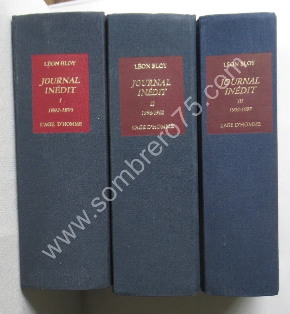 Journal Inédit -. I - II et III Tomes