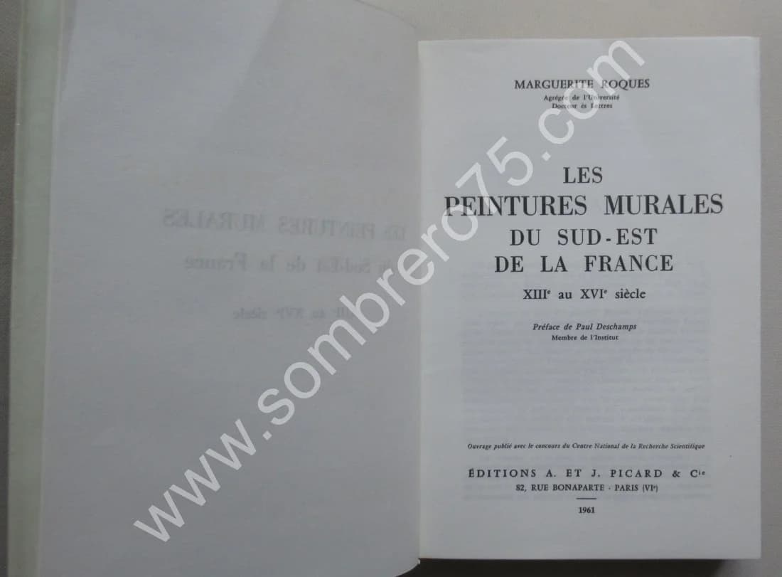 Les Peintures Murales du Sud Est de la France XIIIe au XVIe. M ROQUES - Image 3