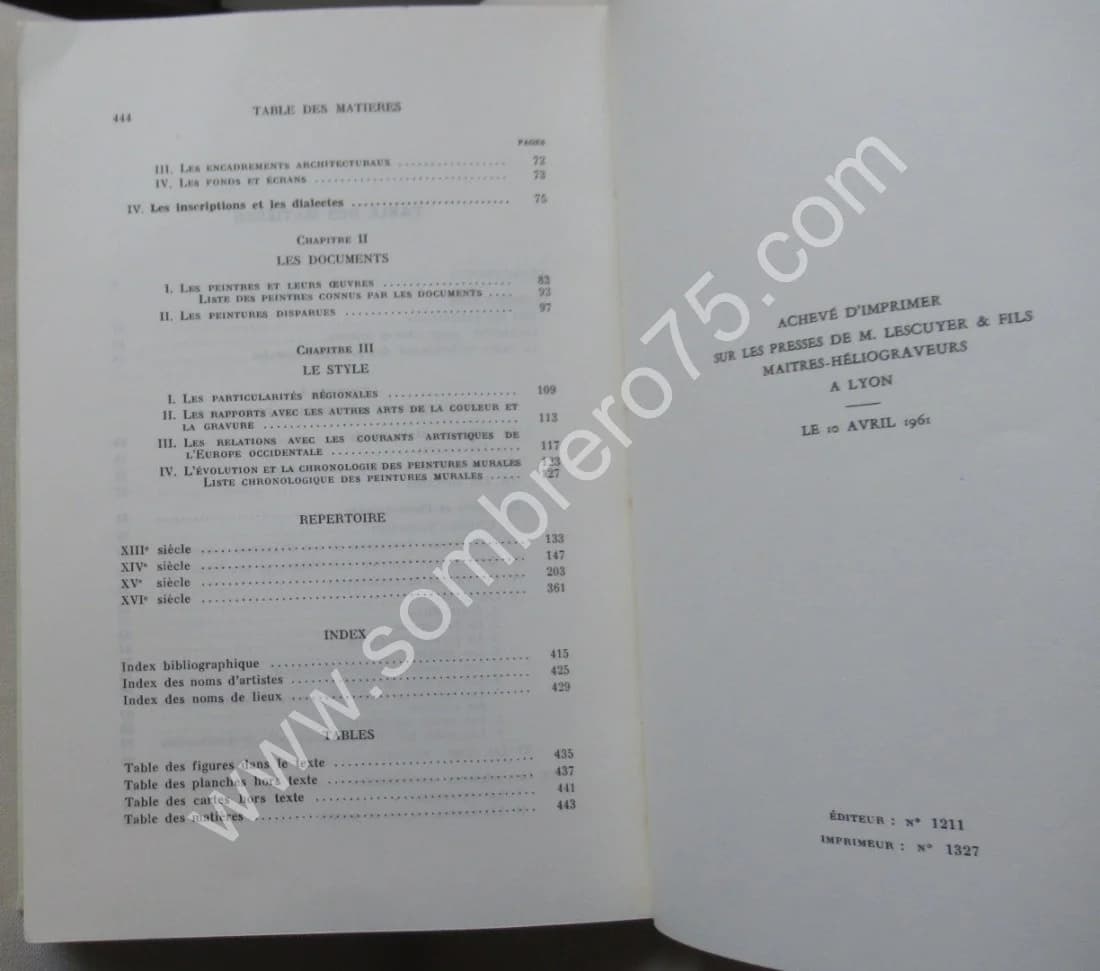 Les Peintures Murales du Sud Est de la France XIIIe au XVIe. M ROQUES - Image 10