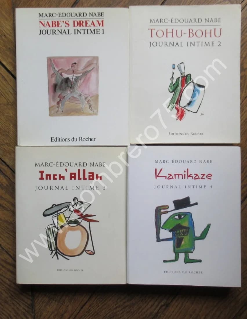 Journal Intime - 4 Vol. Marc Edouard NABE
