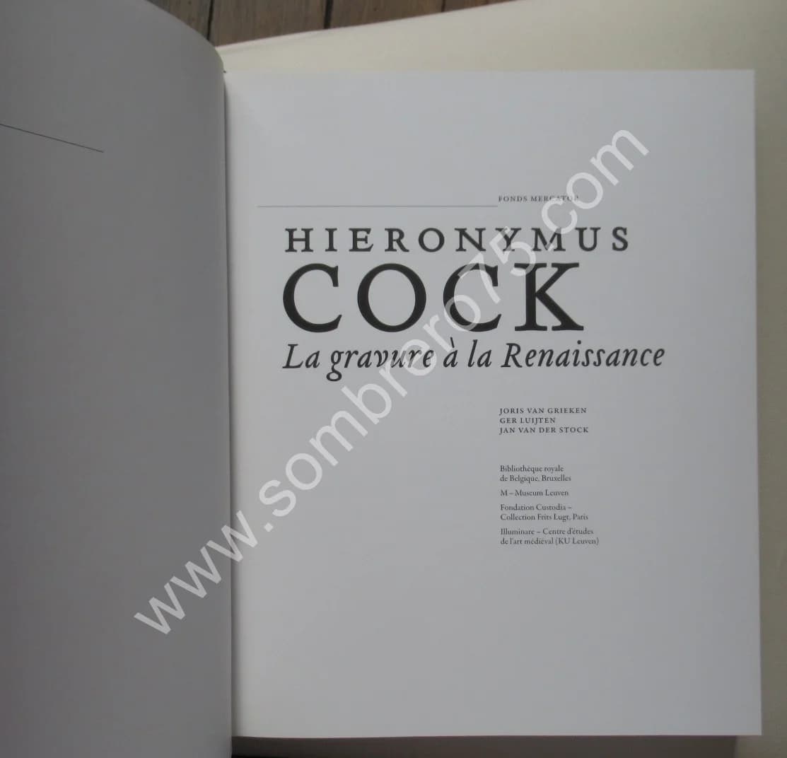 Hieronymus COCK La Gravure à la Renaissance. Joris Van Grieken - Image 4