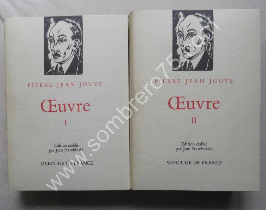 Oeuvre - Pierre Jean JOUVE - 2 volumes