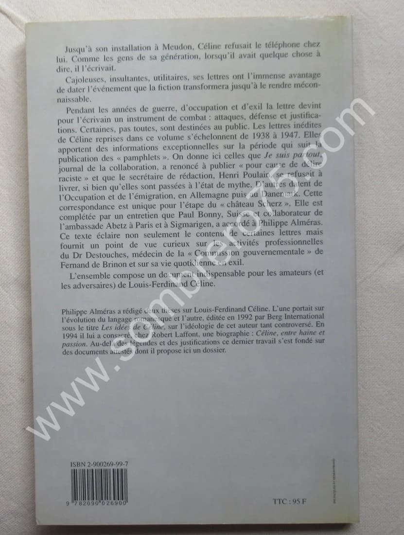 Lettres des Années Noires. L F CELINE - Image 5