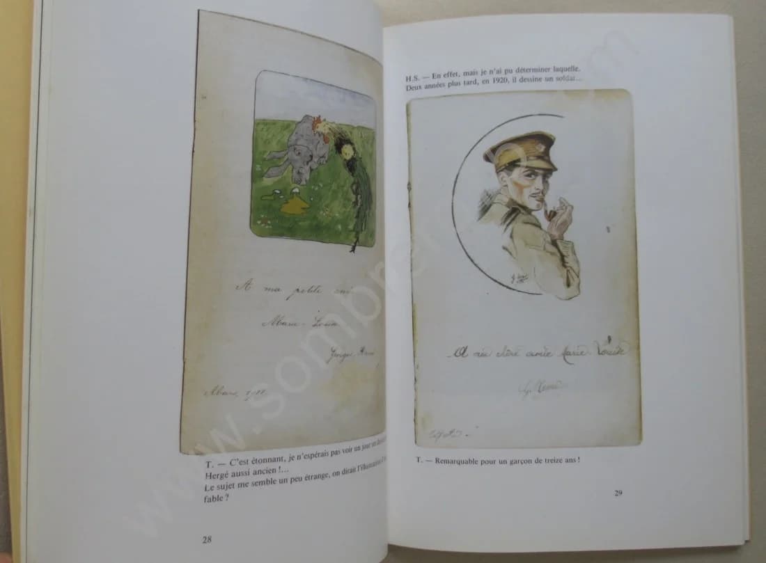 Avant Tintin - Dialogue sur Hergé.. Envoi. Ex Num - Image 8