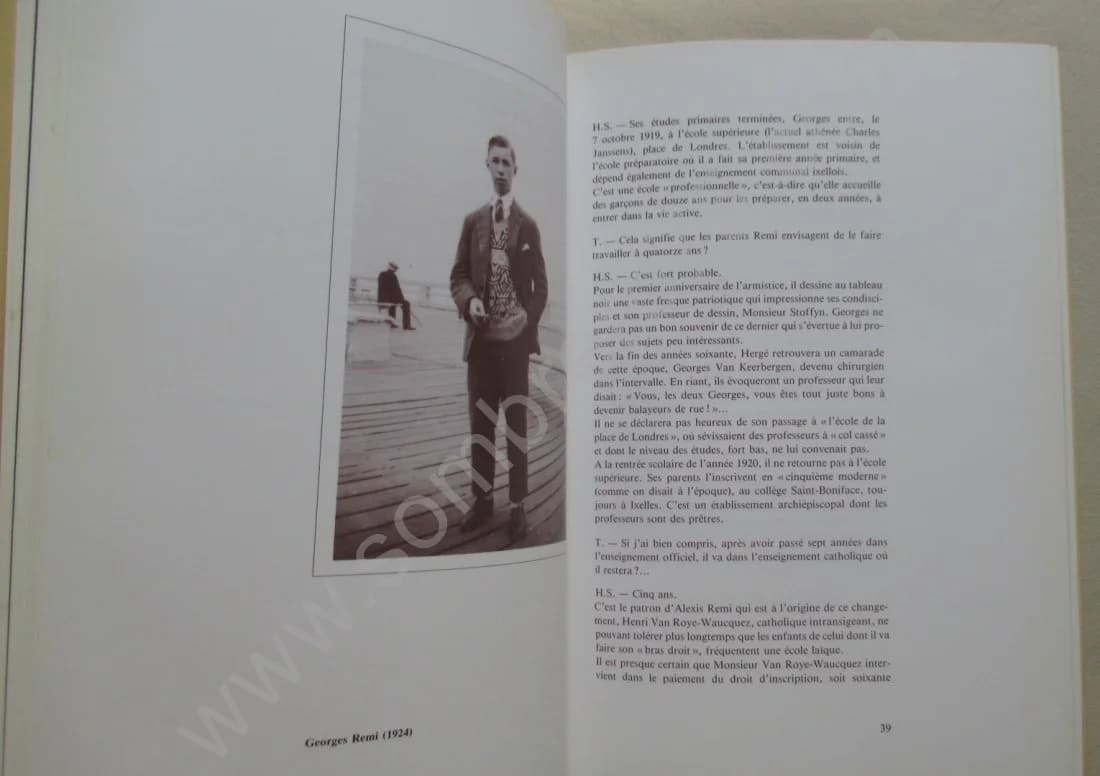 Avant Tintin - Dialogue sur Hergé.. Envoi. Ex Num - Image 9