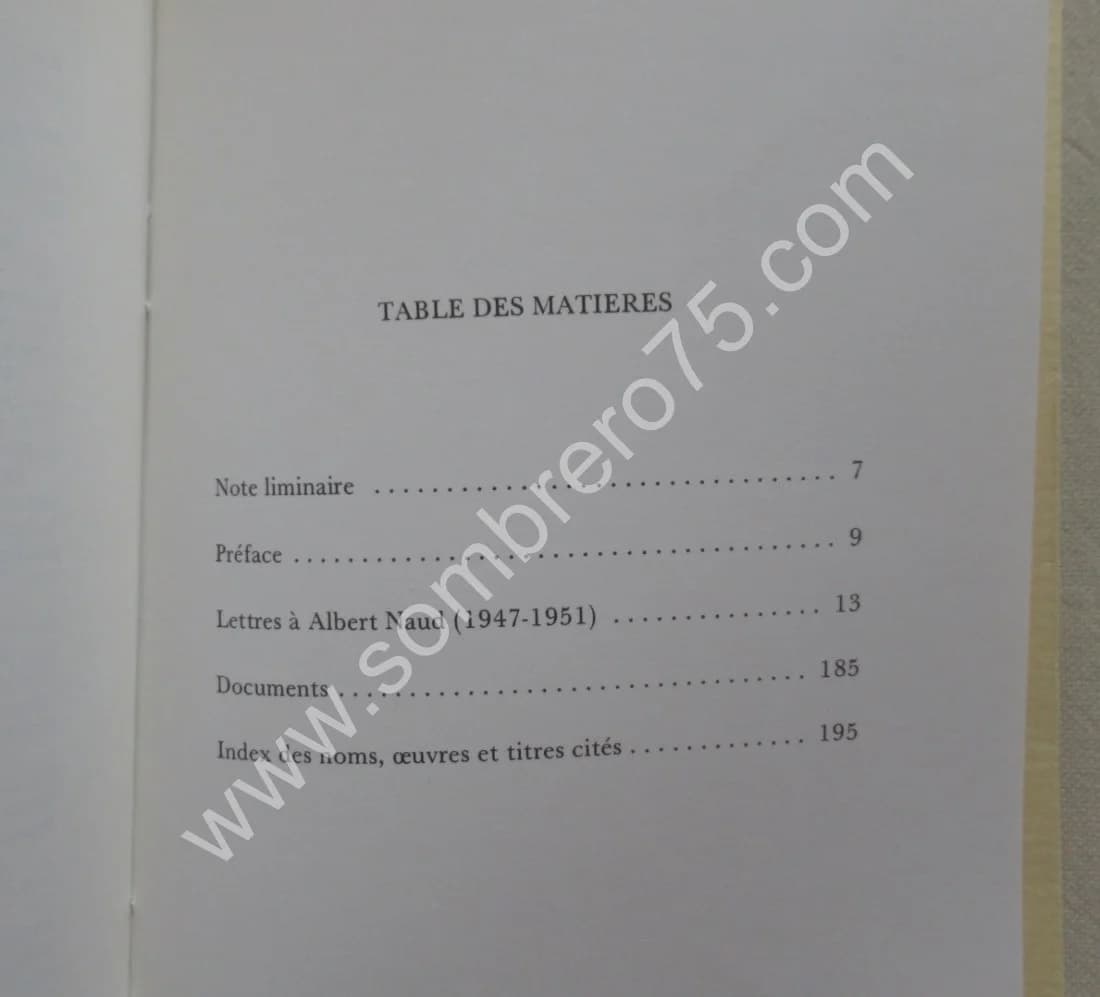 Lettres à son Avocat 118 lettres inédites. Louis Ferdinand CELINE 1984 - Image 5