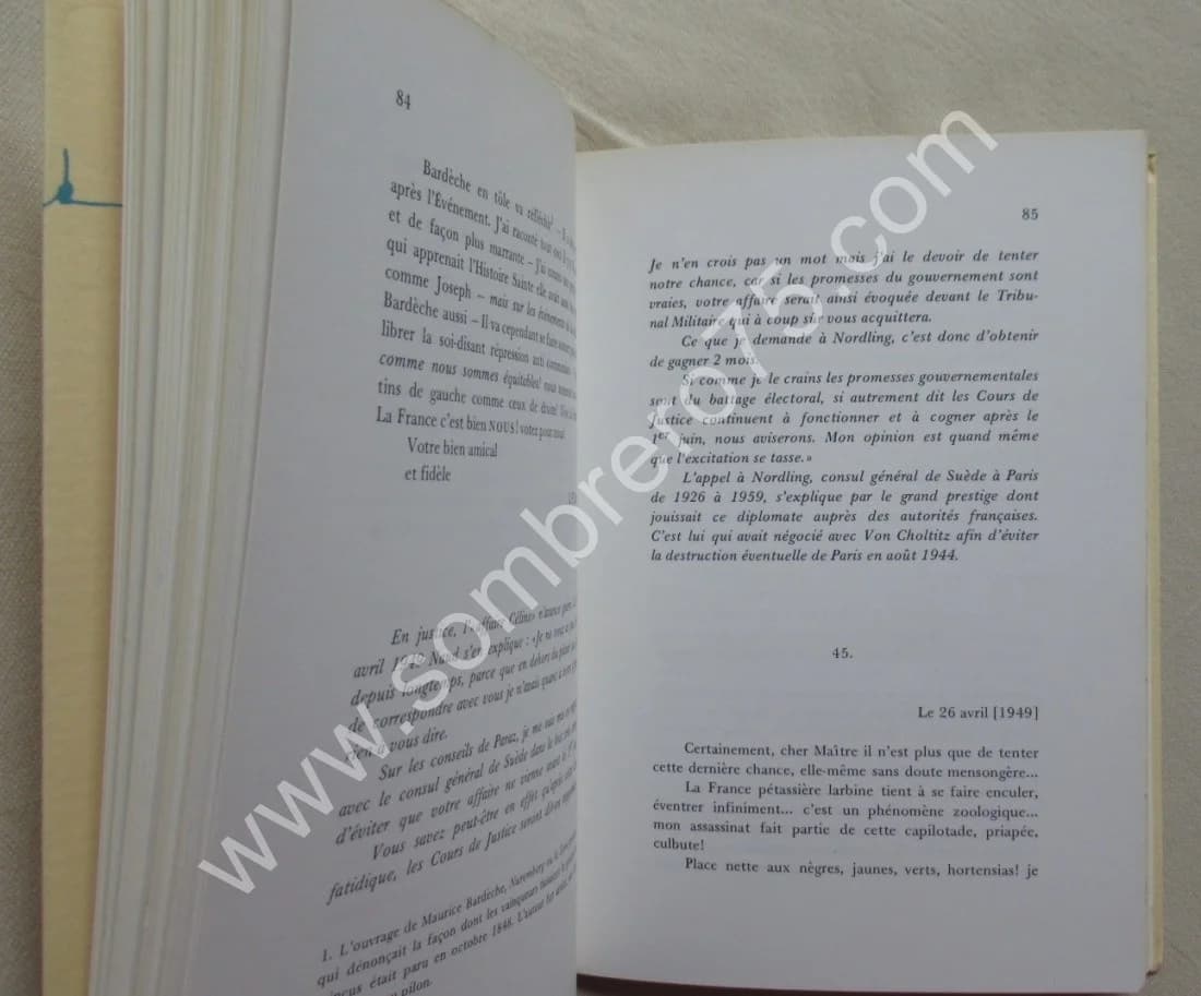 Lettres à son Avocat 118 lettres inédites. Louis Ferdinand CELINE 1984 - Image 6