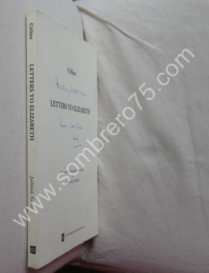 Céline. Letters to Elizabeth. 1990 - Image 2