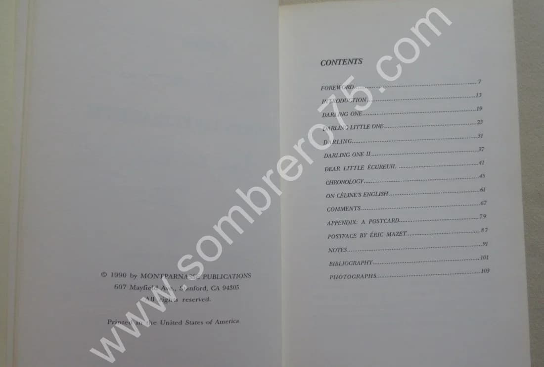 Céline. Letters to Elizabeth. 1990 - Image 7