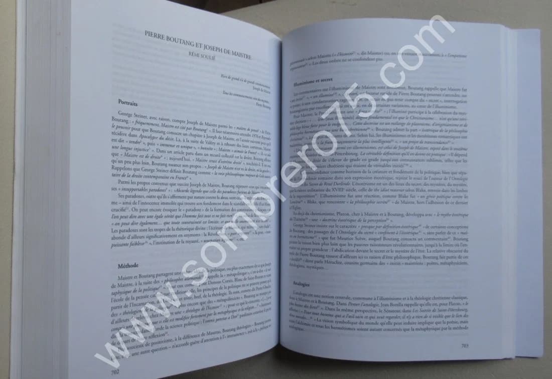 Joseph de Maistre. Dossier H - Image 7