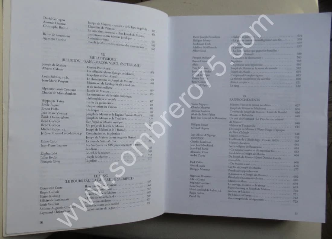 Joseph de Maistre. Dossier H - Image 10