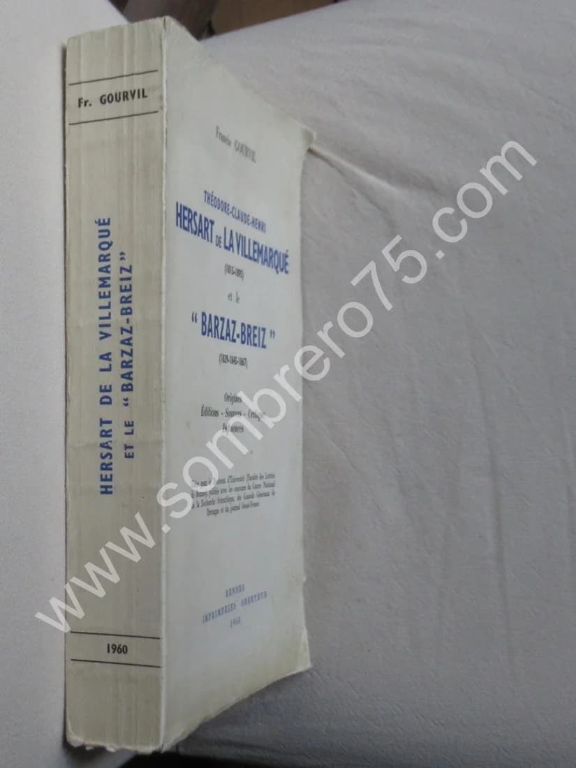 Théodore Claude Henri HERSART de La VILLEMARQUE 1815-1895 - Image 2