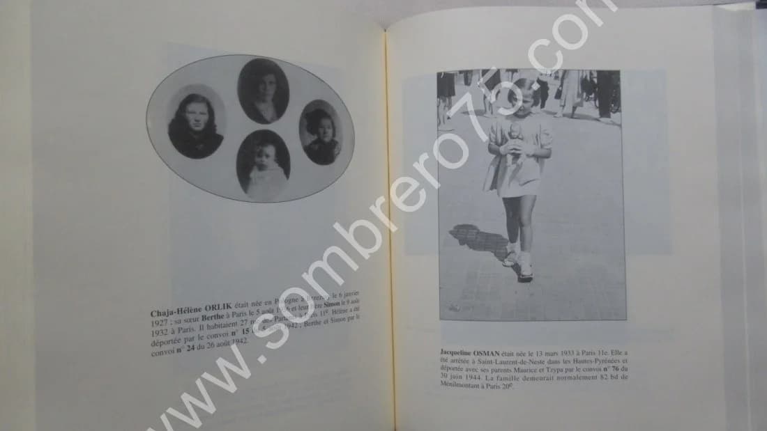 Le Mémorial des Enfants Juifs déportés de France. S. KLARSFELD. 1994 - Image 9
