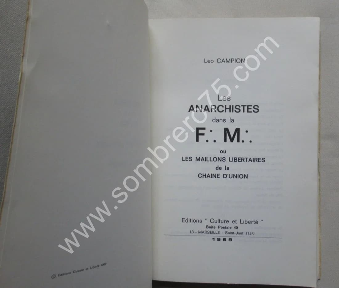 Les Anarchistes dans la F. M. ou les Maillons Libertaires de la Chaîne d'Union - Image 3