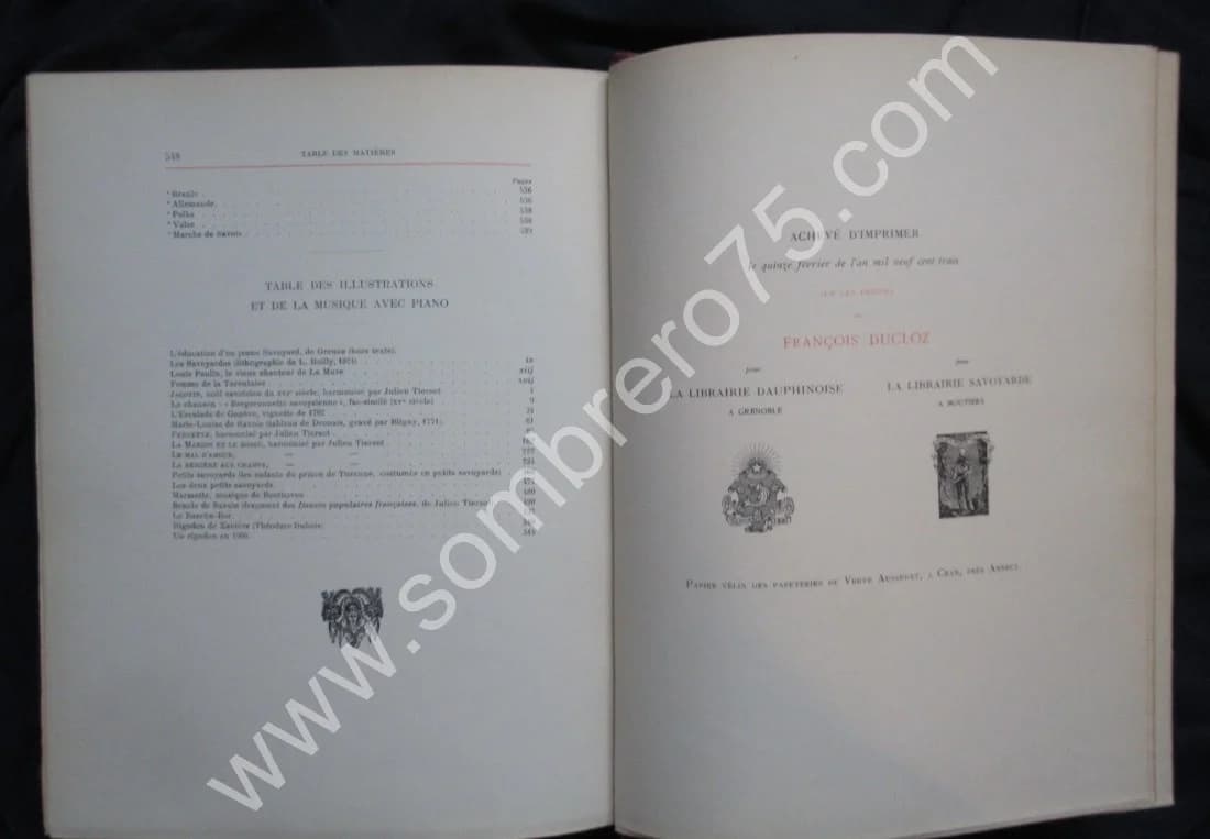 Chansons Populaires recueillies dans les Alpes Françaises. Ex Num. 1903 - Image 16