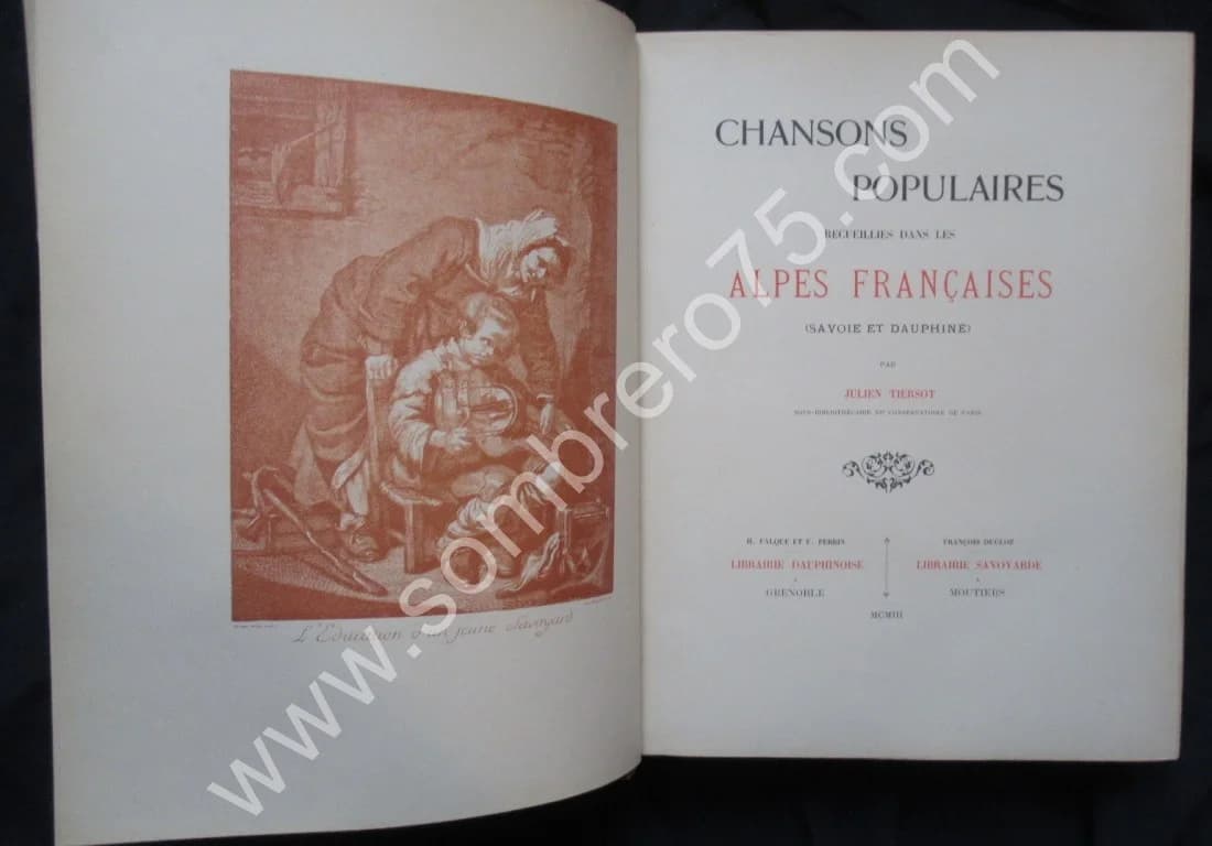 Chansons Populaires recueillies dans les Alpes Françaises. Ex Num. 1903 - Image 6