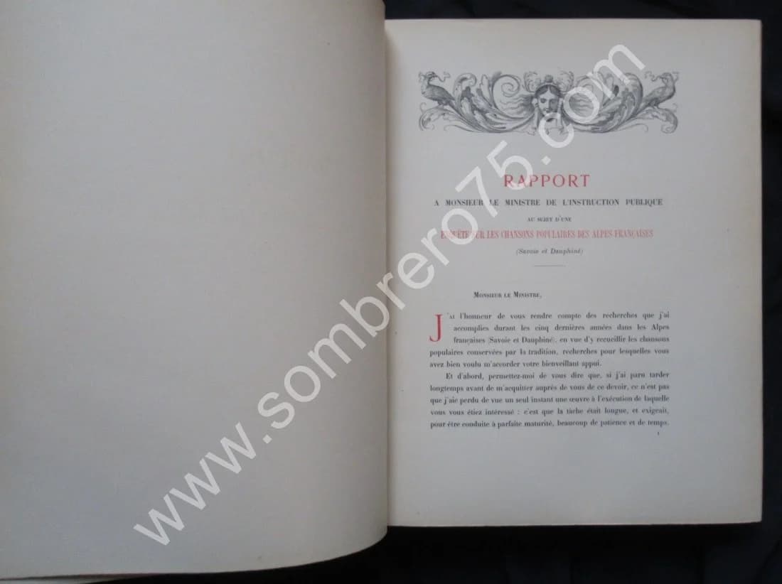 Chansons Populaires recueillies dans les Alpes Françaises. Ex Num. 1903 - Image 7