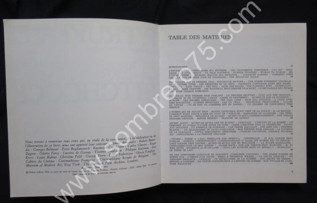 Le Cinéma selon Hitchcock - Fr. TRUFFAUT. 1966 - Image 8