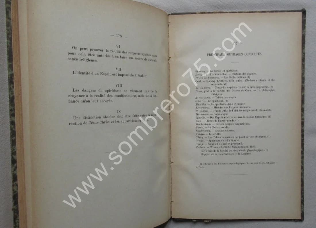 Etude sur le Spiritisme.. 1888 - Image 2