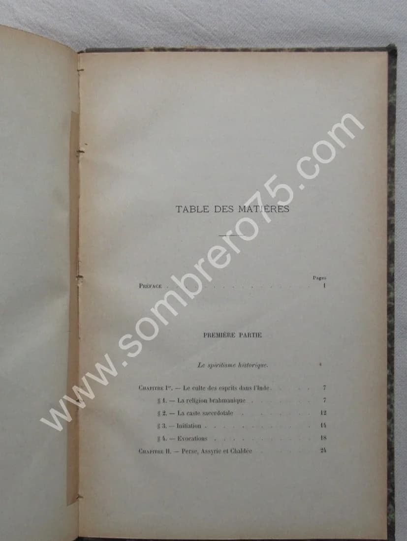 Etude sur le Spiritisme.. 1888 - Image 3