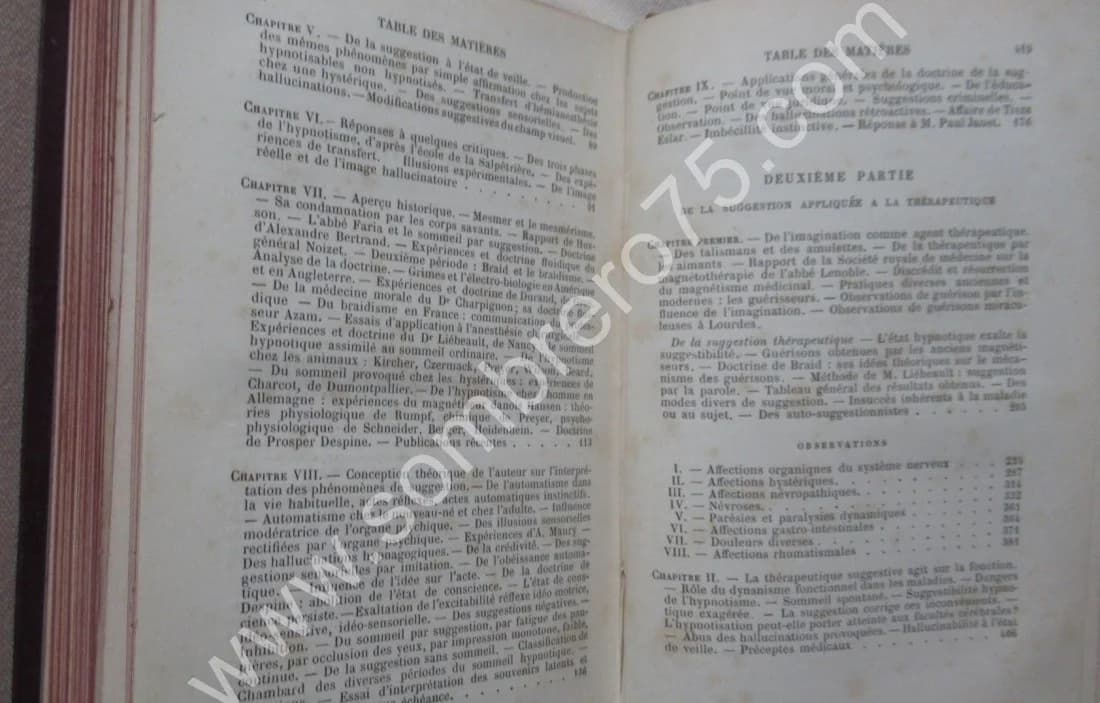 De la Suggestion et de ses applications H BERNHEIM 1886 - Image 7