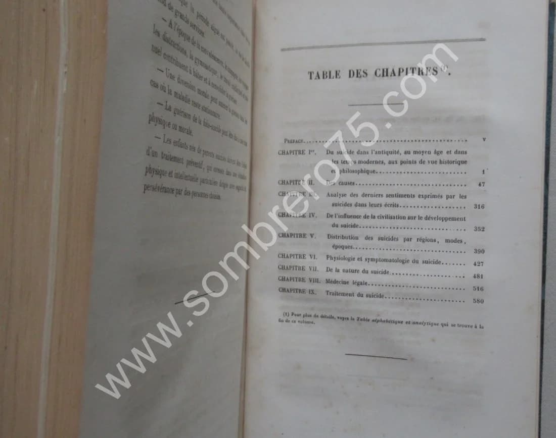 Du Suicide et de la Folie Suicide. A. BRIERRE DE BOISMONT 1856 - Image 8