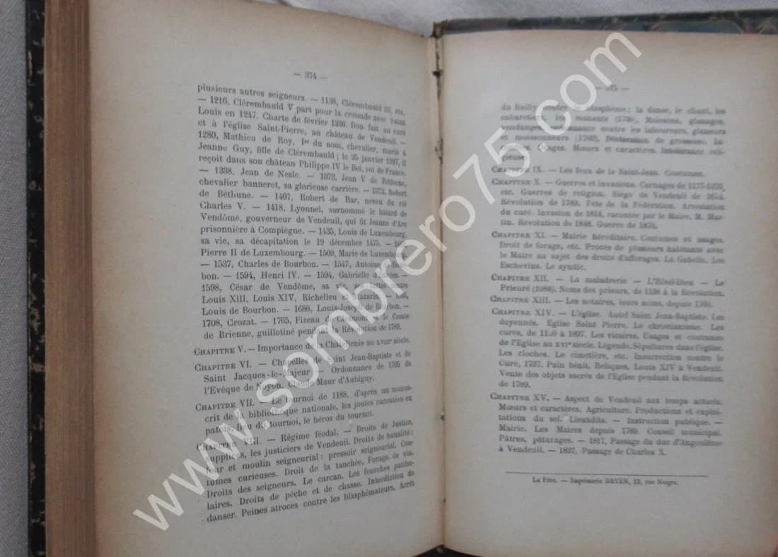 Essai Historique sur la Commune de Vendeuil.. 1899 - Image 5