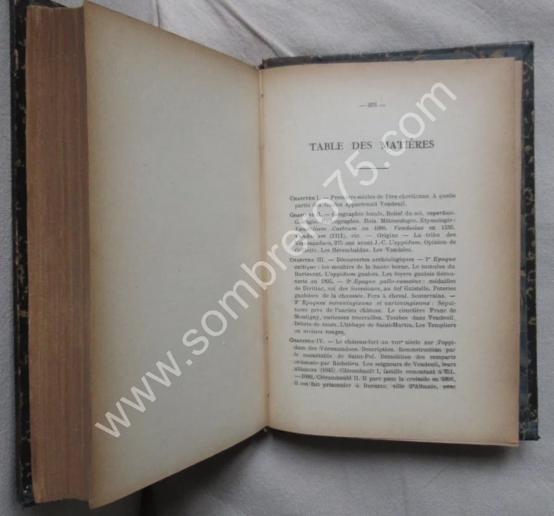 Essai Historique sur la Commune de Vendeuil.. 1899 - Image 7