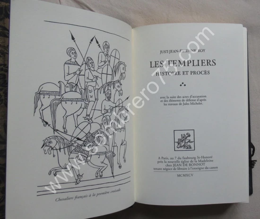 Les Templiers - Histoire et Procès. J. J. Et. ROY - Image 2
