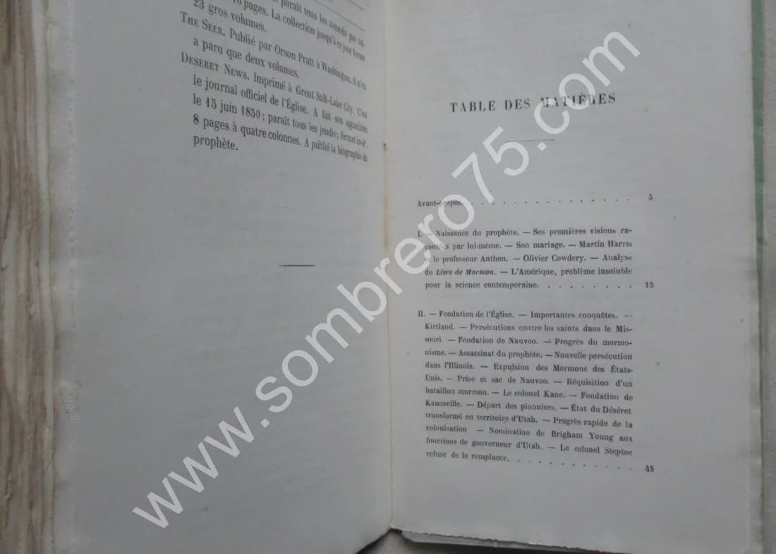 Mémoires d'un Mormon. L. A. BERTRAND - Image 4