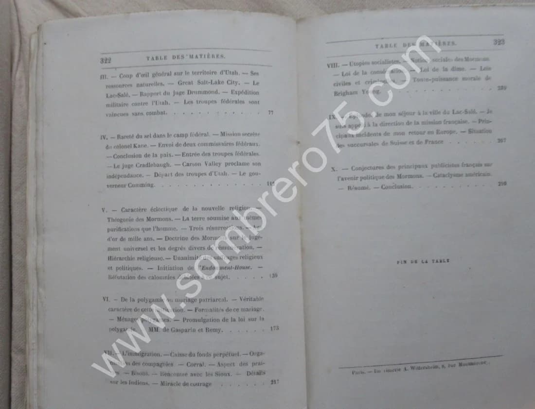 Mémoires d'un Mormon. L. A. BERTRAND - Image 5