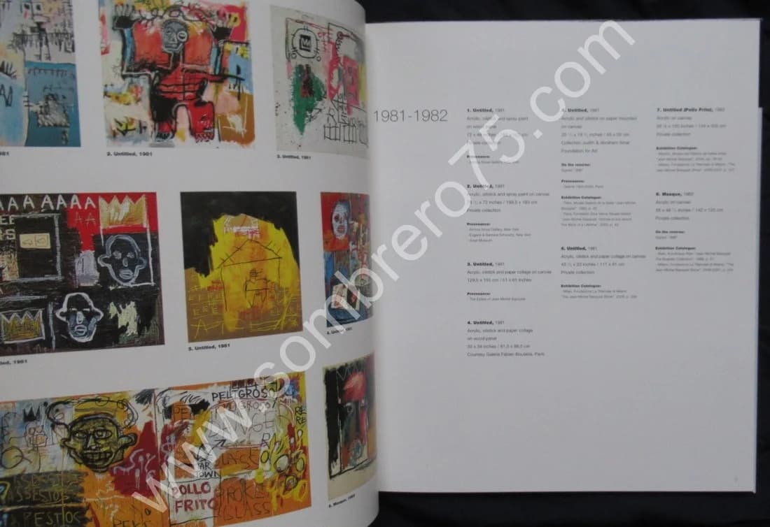 Jean Michel BASQUIAT. Galerie - 3 Tomes sous coffret - Image 13