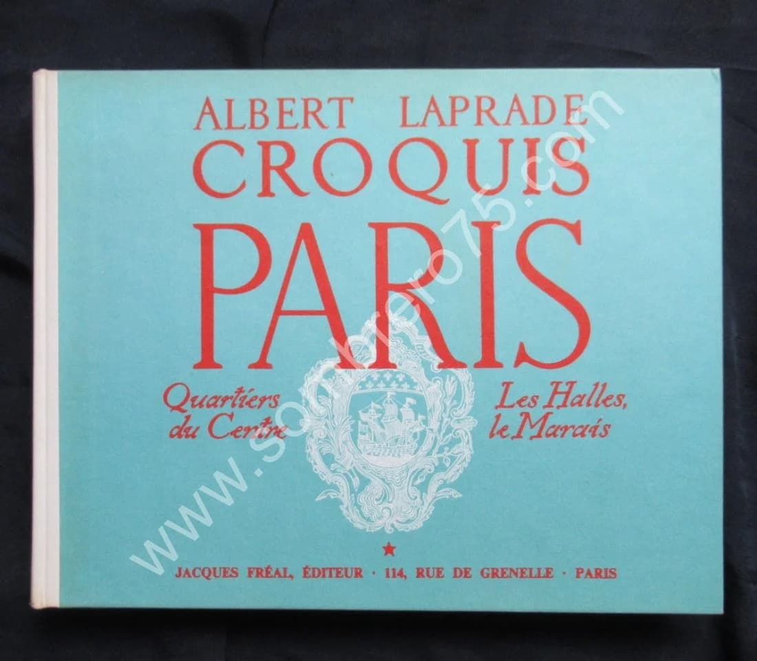 Croquis Paris. Quartiers du Centre, les Halles, le Marais. J FREAL - Image 4