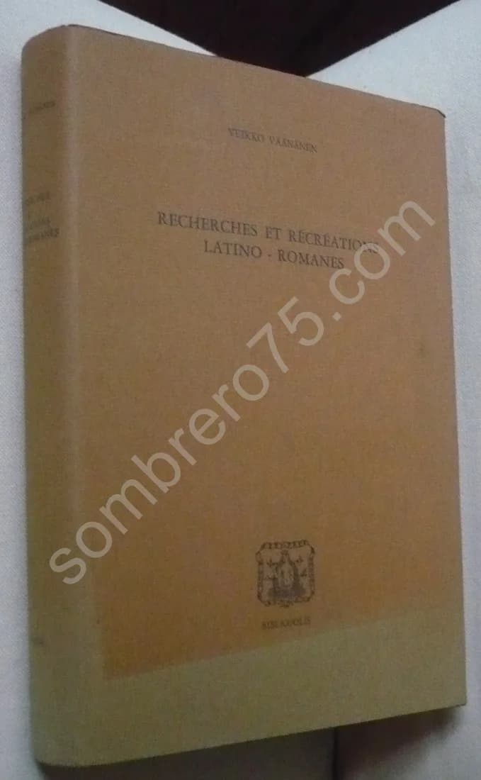 Recherches et Récréations Latino Romanes