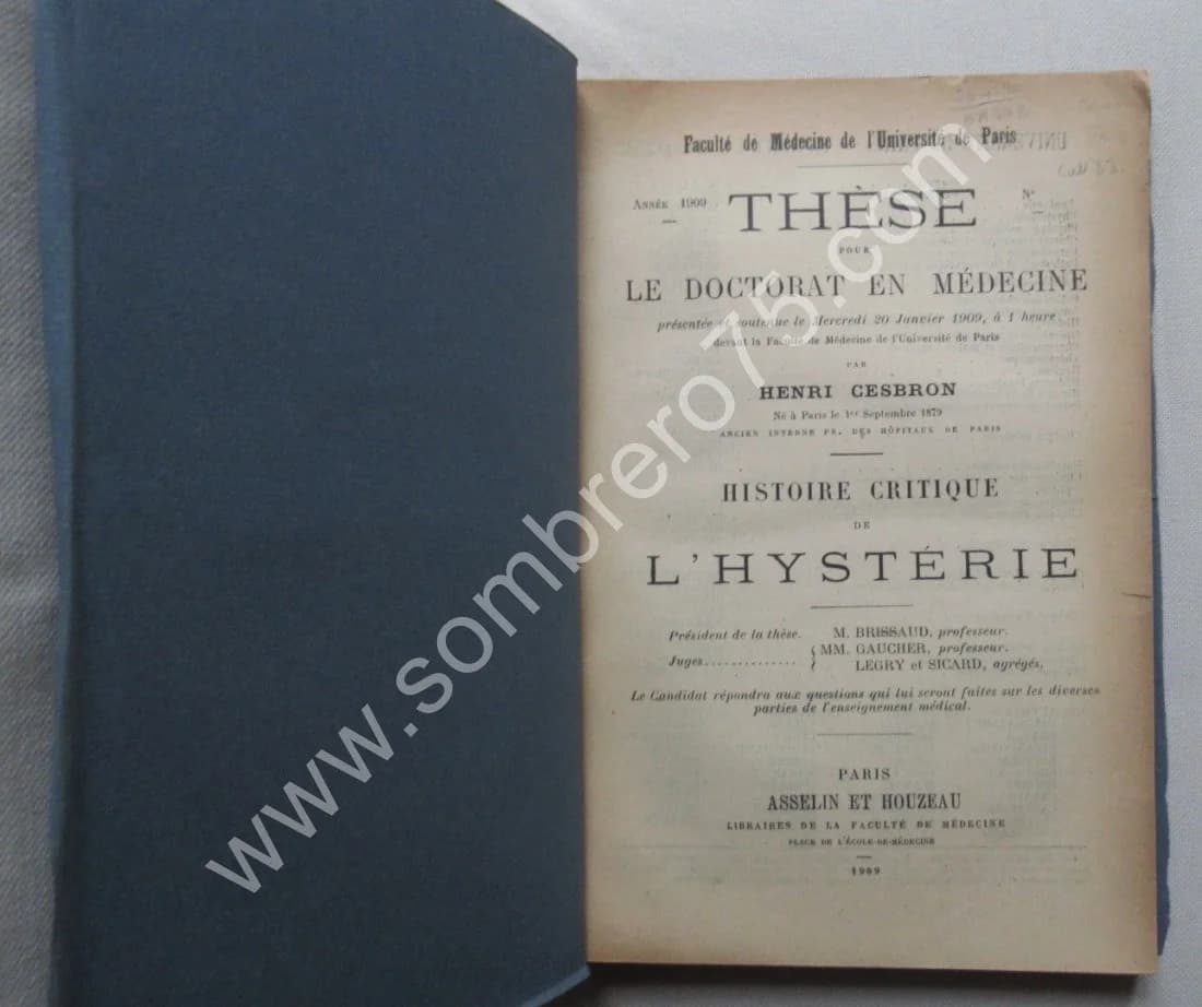 Thèse - L'Histoire Critique de l'Hystérie - Image 3