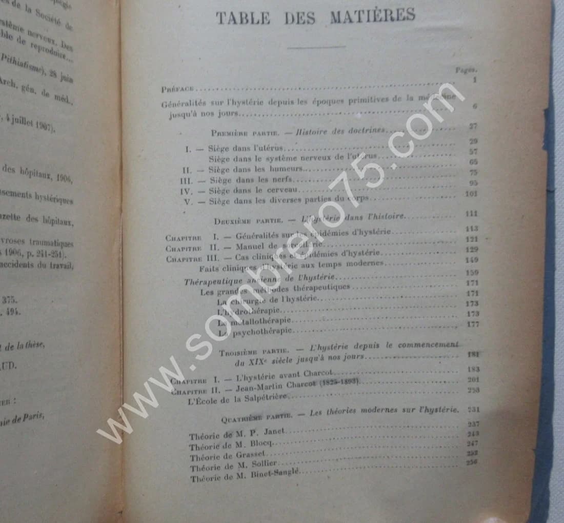 Thèse - L'Histoire Critique de l'Hystérie - Image 5