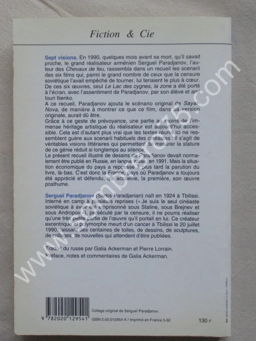 Sept Visions. Sergueï PARADJANOV - Image 9