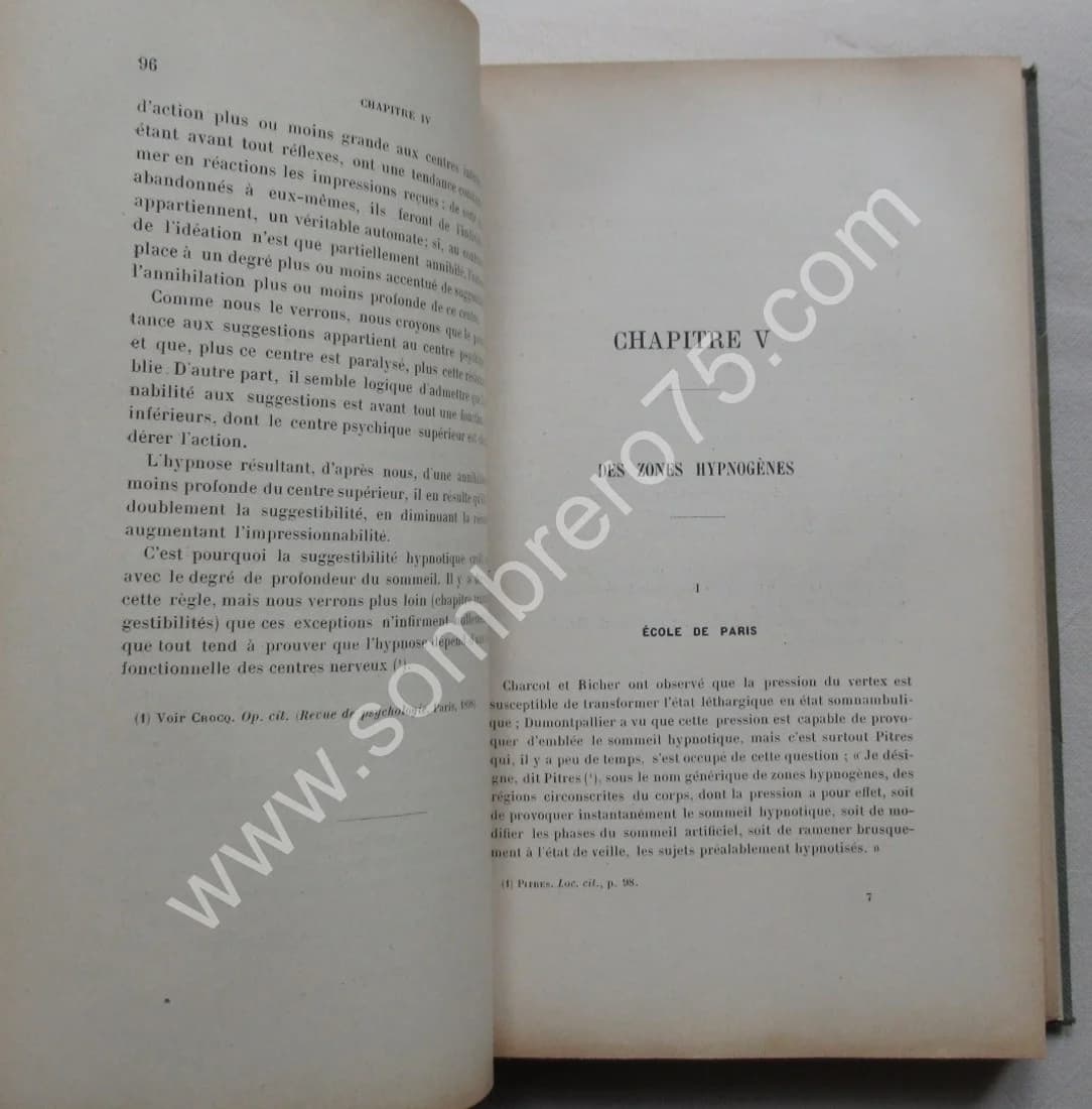 L'Hypnotisme Scientifique par le Docteur CROCQ. 1900 - Image 5