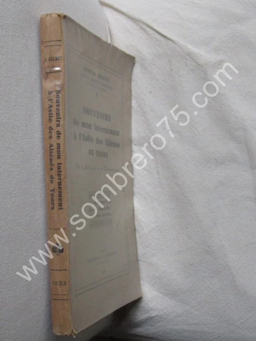 Souvenirs de mon Internement à l'Asile des Aliénés de Tours. GELINET - Image 2